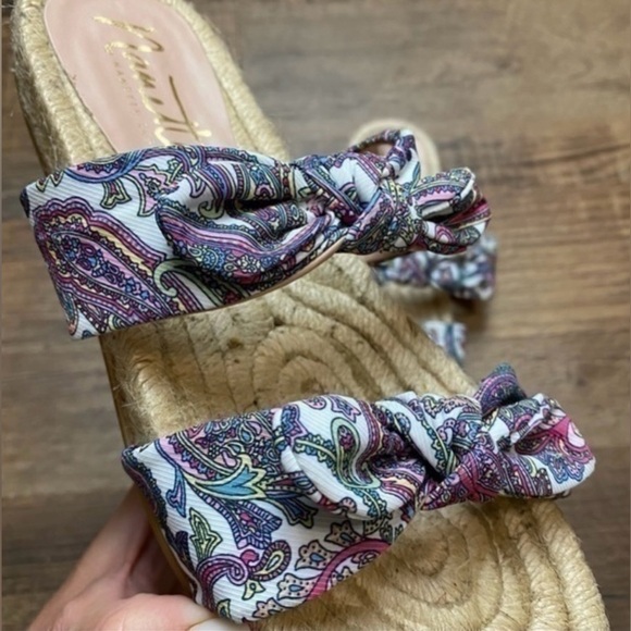 Nanette Lepore LILY ESPADRILLE SANDAL women’s slides/sandals. Size 6. - Picture 4 of 12